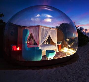 Фотографии Люкс-шатры Bubble hotel on the water г. Мельно (Польша) №1 Фото Люкс-шатры Bubble hotel on the water г. Мельно 1