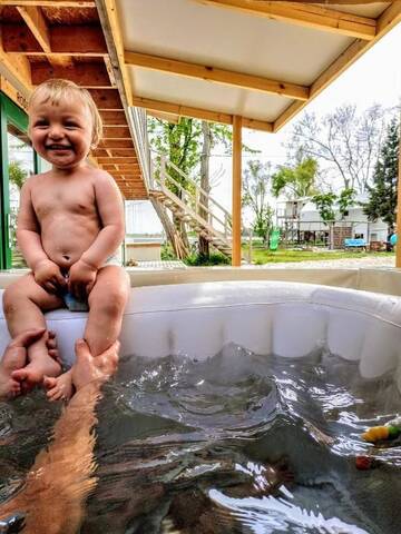 Фото номера Apartment with external Jacuzzi 23 Апартаменты Herbals&amp;SPA-Tree&amp;beach tents г. Мельно 3