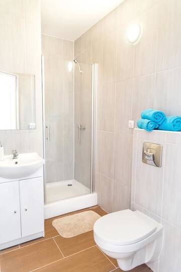 Фото номера Двухместный номер с 1 кроватью Проживание в семье Krysia - tuż przy plaży г. Мельно 14