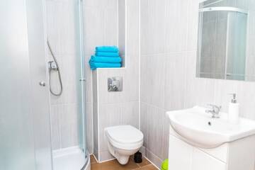 Фото номера Двухместный номер с 1 кроватью Проживание в семье Krysia - tuż przy plaży г. Мельно 23
