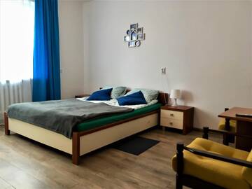 Фото номера Двухместный номер с 1 кроватью Проживание в семье Krysia - tuż przy plaży г. Мельно 3