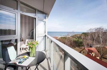 Фото номера Апартаменты с 1 спальней и видом на море Апарт-отели Dune Resort Mielno - A г. Мельно 34