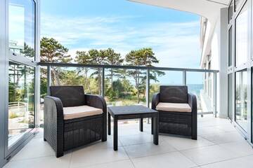 Фото номера Апартаменты с 1 спальней и видом на море Апарт-отели Dune Resort Mielno - A г. Мельно 29