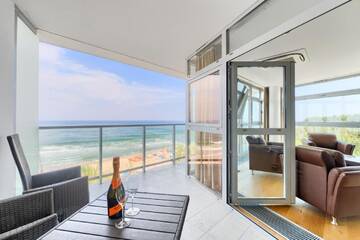 Фото номера Представительский люкс с 2 спальнями и видом на море Апарт-отели Dune Resort Mielno - A г. Мельно 3