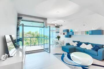 Фото номера Апартаменты с 1 спальней и видом на море Апарт-отели Dune Resort Mielno - A г. Мельно 17