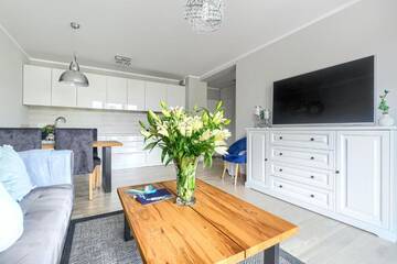 Фото номера Апартаменты с 1 спальней Апартаменты Mielno Apartments Rezydencja Park г. Мельно 56