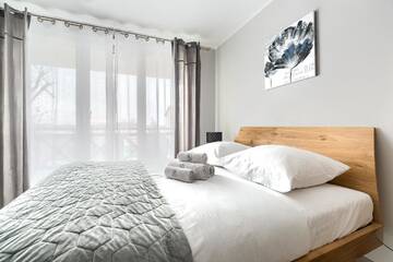 Фото номера Номер-студио с видом на озеро Апартаменты Mielno Apartments Rezydencja Park г. Мельно 7