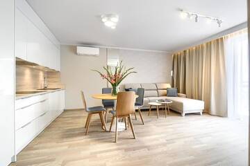Фото номера Апартаменты с 1 спальней Апартаменты Mielno Apartments Rezydencja Park г. Мельно 86