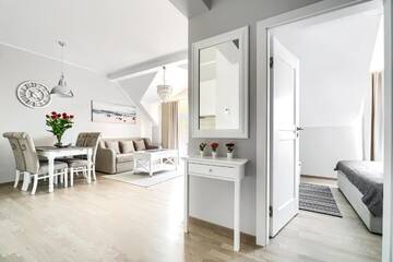 Фото номера Апартаменты с 1 спальней Апартаменты Mielno Apartments Rezydencja Park г. Мельно 46