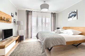 Фото номера Номер-студио с видом на озеро Апартаменты Mielno Apartments Rezydencja Park г. Мельно 2