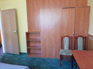 Фото номера Двухместный номер с 1 кроватью и общей ванной комнатой Лоджи Pokoje w domkach г. Мельно 3