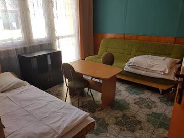 Фото номера Трехместный номер с общей ванной комнатой Лоджи Pokoje w domkach г. Мельно 3