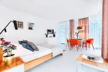 Фото номера Номер-студио Делюкс, боковой вид на море Апарт-отели Dune Resort Mielno - B г. Мельно 3