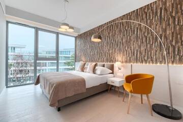 Фото номера Апартаменты Делюкс с 2 спальнями, прямой вид на море Апарт-отели Dune Resort Mielno - B г. Мельно 12