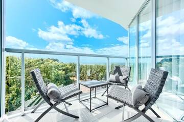 Фото номера One-bedroom Apartment- Deluxe with Sea View Апарт-отели Dune Resort Mielno - B г. Мельно 13