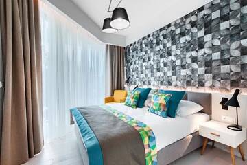 Фото номера Апартаменты Делюкс с 1 спальней, боковой вид на море Апарт-отели Dune Resort Mielno - B г. Мельно 4