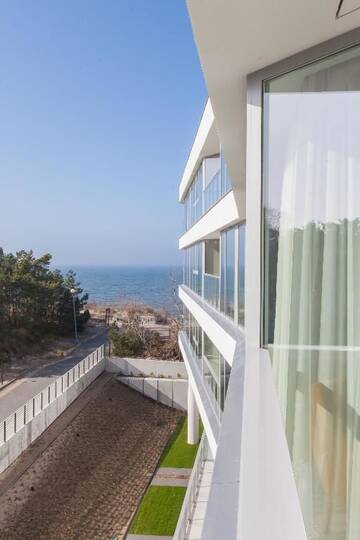 Фото номера Апартаменты Делюкс с 1 спальней, боковой вид на море Апарт-отели Dune Resort Mielno - B г. Мельно 10
