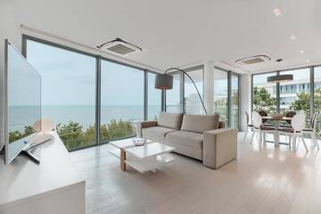 Фото номера Апартаменты Делюкс с 2 спальнями, прямой вид на море Апарт-отели Dune Resort Mielno - B г. Мельно 2