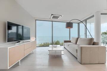Фото номера Апартаменты Делюкс с 2 спальнями, прямой вид на море Апарт-отели Dune Resort Mielno - B г. Мельно 4