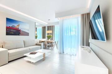 Фото номера One-bedroom Apartment- Deluxe with Sea View Апарт-отели Dune Resort Mielno - B г. Мельно 7