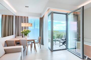 Фото номера One-bedroom Apartment- Deluxe with Sea View Апарт-отели Dune Resort Mielno - B г. Мельно 9