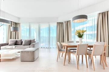 Фото номера Апартаменты Делюкс с 2 спальнями, вид на море Апарт-отели Dune Resort Mielno - B г. Мельно 2