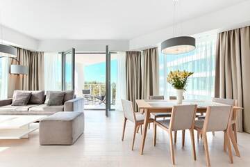 Фото номера Апартаменты Делюкс с 2 спальнями, вид на море Апарт-отели Dune Resort Mielno - B г. Мельно 3