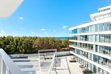 Фото номера Апартаменты Делюкс с 2 спальнями, вид на море Апарт-отели Dune Resort Mielno - B г. Мельно 4