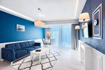Фото номера Grand One-Bedroom Apartment with Side Sea View Апарт-отели Dune Resort Mielno - B г. Мельно 2