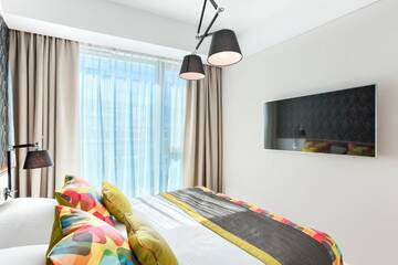 Фото номера Апартаменты Делюкс с 2 спальнями, вид на море Апарт-отели Dune Resort Mielno - B г. Мельно 6