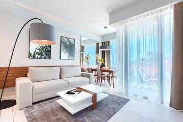 Фото номера Апартаменты Делюкс с 1 спальней Апарт-отели Dune Resort Mielno - B г. Мельно 14